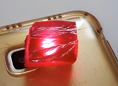 rough diamond red