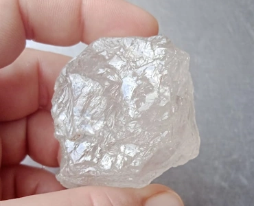 white rough diamond