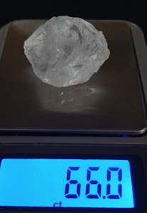 white rough diamond